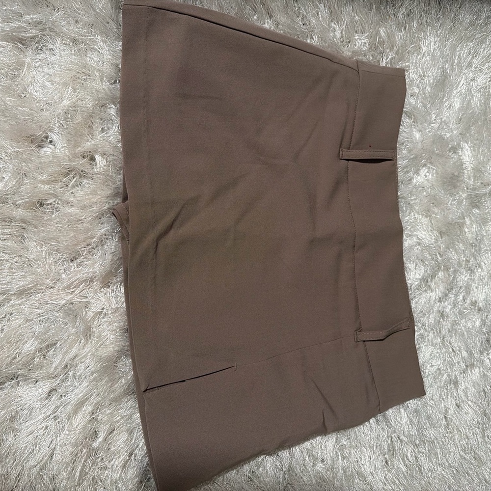 Brown Mini Skirt
